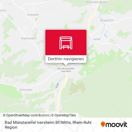 Bad Münstereifel Iversheim Bf / Mitte Karte