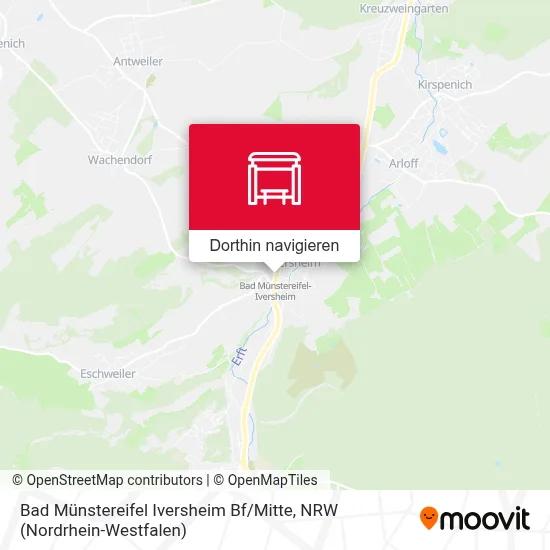 Bad Münstereifel Iversheim Bf / Mitte Karte