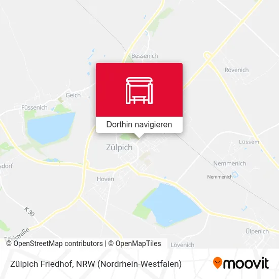 Zülpich Friedhof Karte