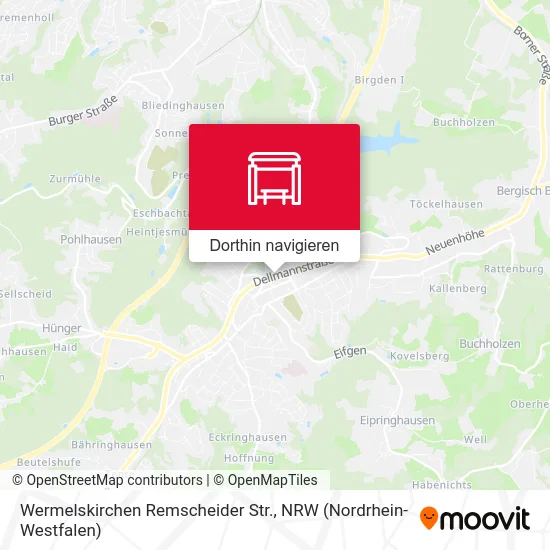 Wermelskirchen Remscheider Str. Karte