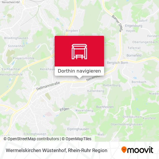 Wermelskirchen Wüstenhof Karte