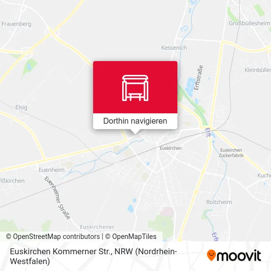 Euskirchen Kommerner Str. Karte