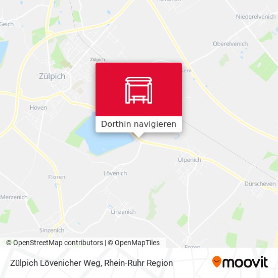 Zülpich Lövenicher Weg Karte