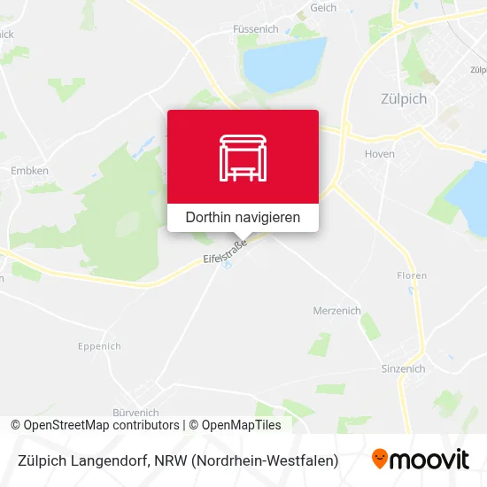 Zülpich Langendorf Karte