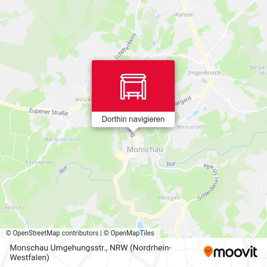 Monschau Umgehungsstr. Karte