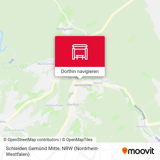 Schleiden Gemünd Mitte Karte