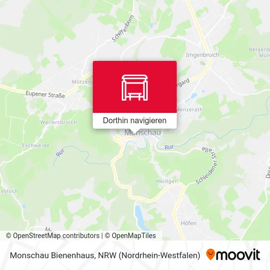 Monschau Bienenhaus Karte