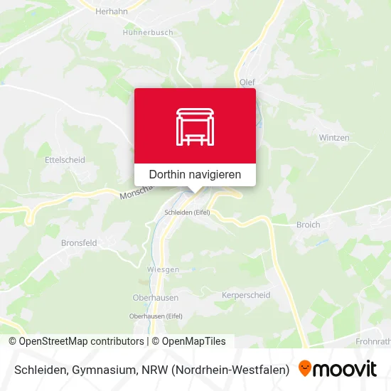 Schleiden, Gymnasium Karte