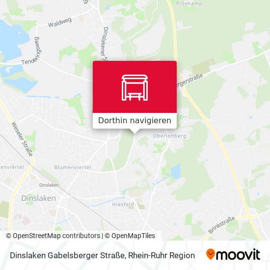 Dinslaken Gabelsberger Straße Karte
