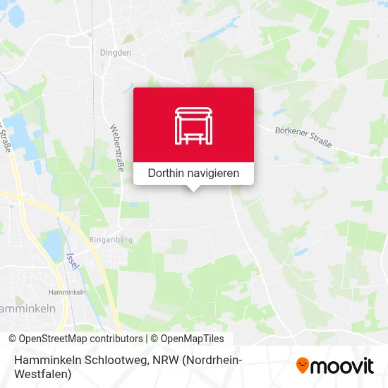 Hamminkeln Schlootweg Karte
