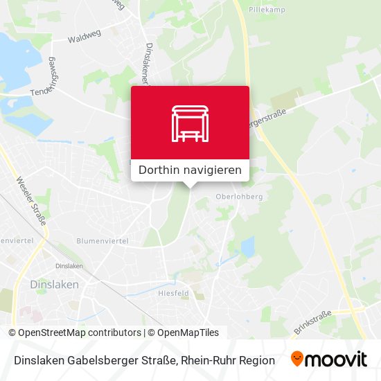 Dinslaken Gabelsberger Straße Karte