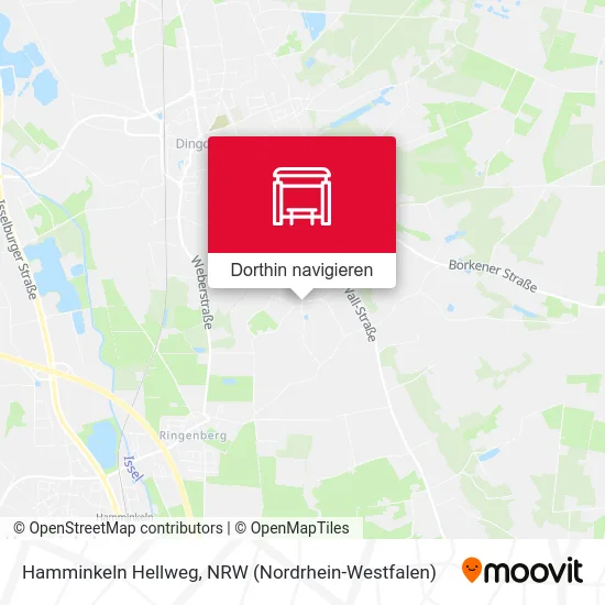 Hamminkeln Hellweg Karte
