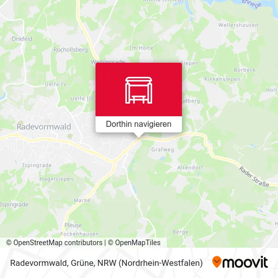 Radevormwald, Grüne Karte