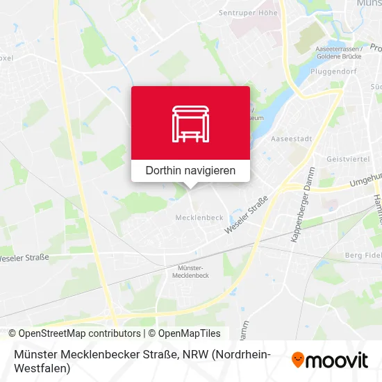Münster Mecklenbecker Straße Karte