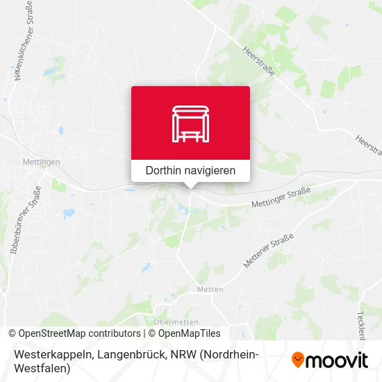 Westerkappeln, Langenbrück Karte