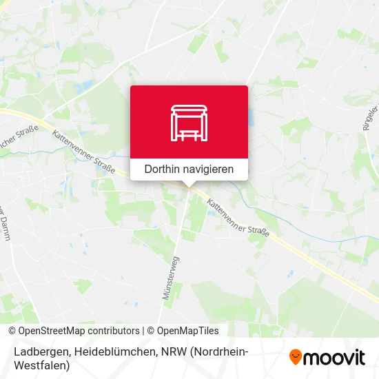 Ladbergen, Heideblümchen Karte