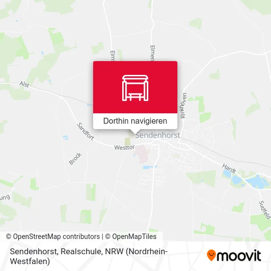 Sendenhorst, Realschule Karte