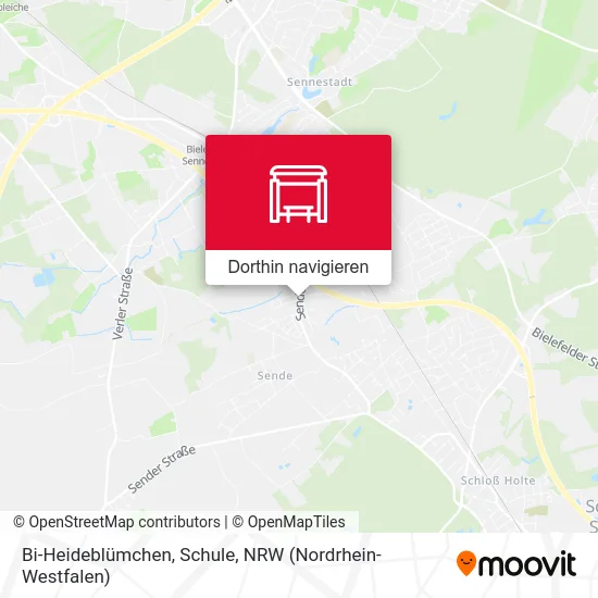 Bi-Heideblümchen, Schule Karte