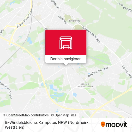 Bi-Windelsbleiche, Kampeter Karte