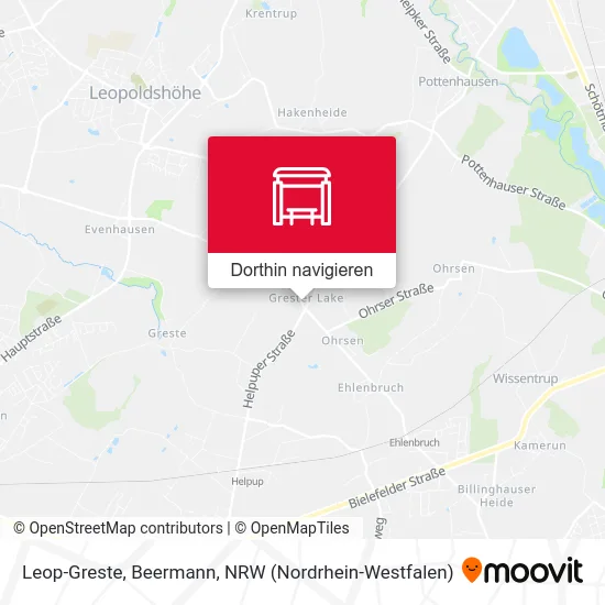 Leop-Greste, Beermann Karte