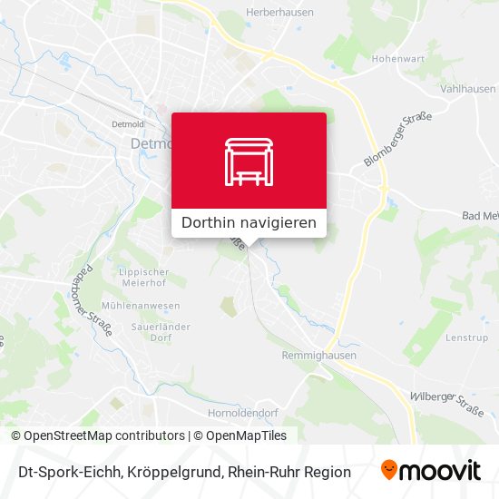 Dt-Spork-Eichh, Kröppelgrund Karte