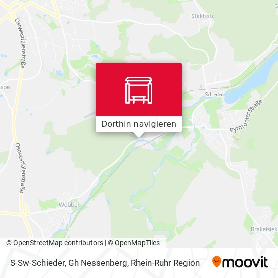S-Sw-Schieder, Gh Nessenberg Karte