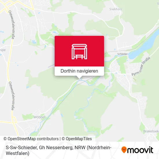 S-Sw-Schieder, Gh Nessenberg Karte