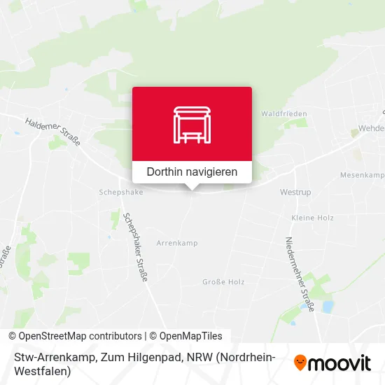 Stw-Arrenkamp, Zum Hilgenpad Karte