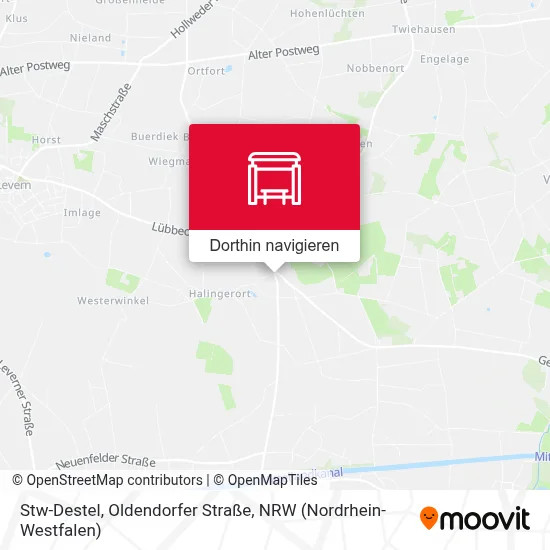 Stw-Destel, Oldendorfer Straße Karte
