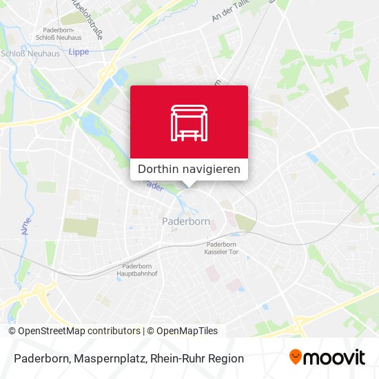 Paderborn, Maspernplatz Karte