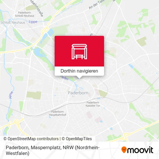 Paderborn, Maspernplatz Karte