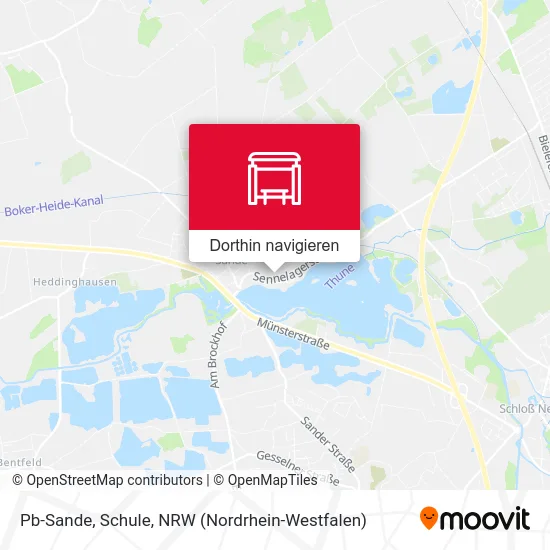 Pb-Sande, Schule Karte