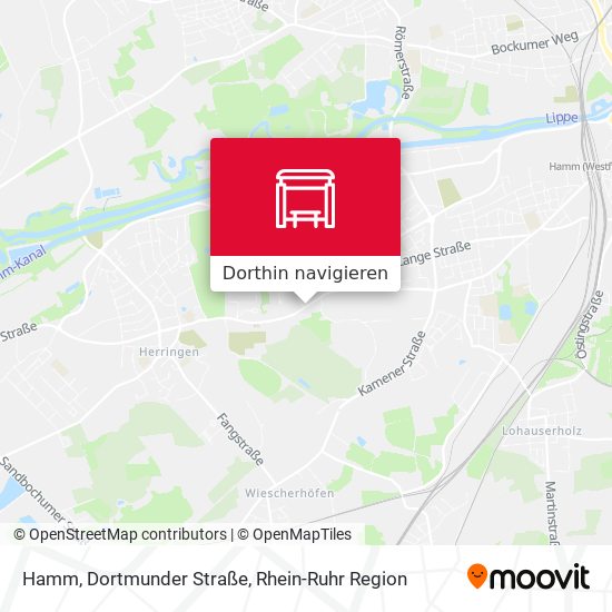 Hamm, Dortmunder Straße Karte