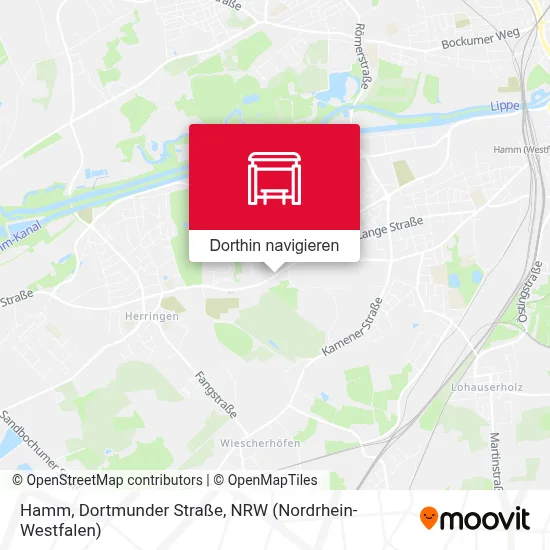 Hamm, Dortmunder Straße Karte
