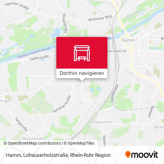 Hamm, Lohauserholzstraße Karte