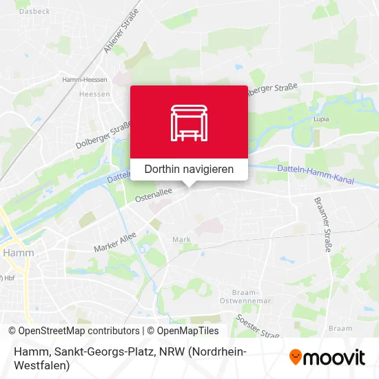 Hamm, Sankt-Georgs-Platz Karte