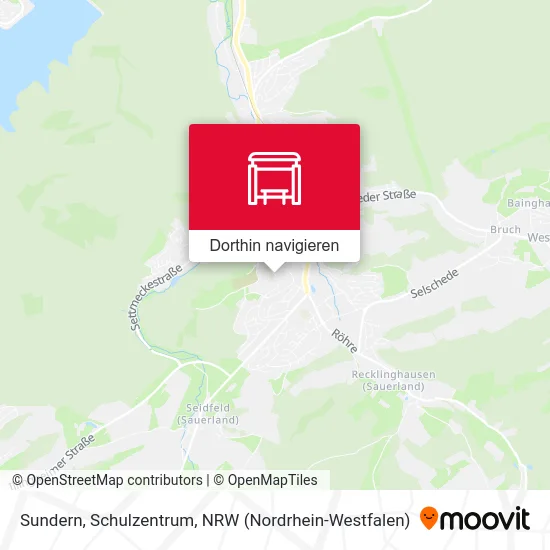 Sundern, Schulzentrum Karte