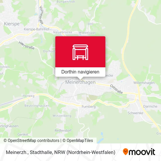 Meinerzh., Stadthalle Karte