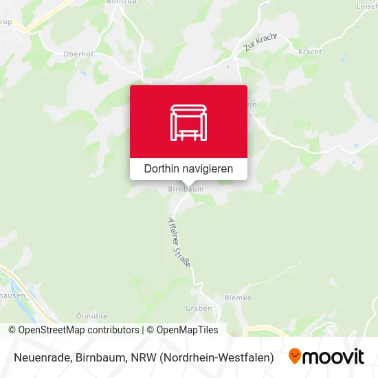 Neuenrade, Birnbaum Karte