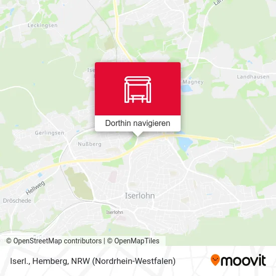 Iserl., Hemberg Karte