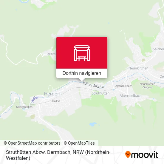 Struthütten Abzw. Dermbach Karte