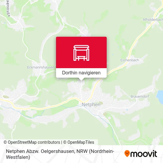 Netphen Abzw. Oelgershausen Karte