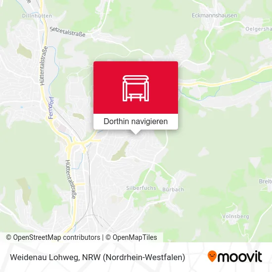 Weidenau Lohweg Karte
