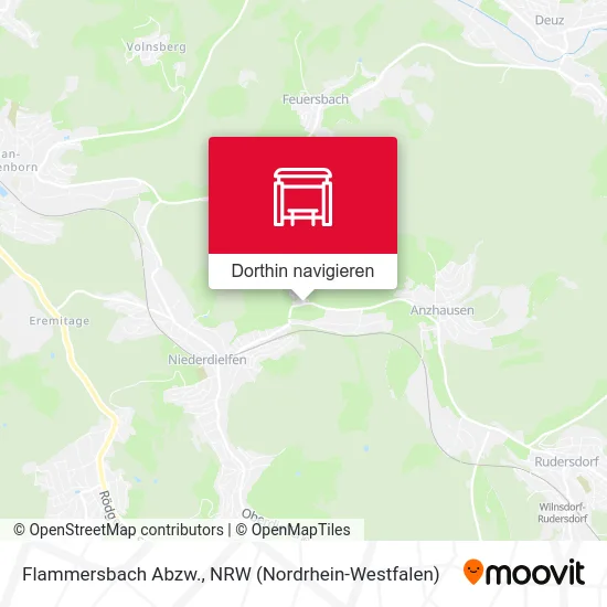 Flammersbach Abzw. Karte