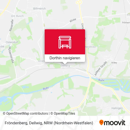 Fröndenberg, Dellwig Karte