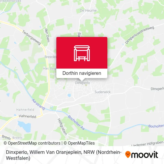 Dinxperlo, Willem Van Oranjeplein Karte