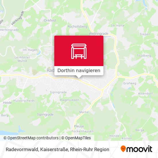 Radevormwald, Kaiserstraße Karte