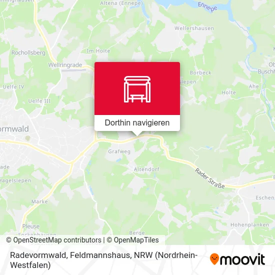 Radevormwald, Feldmannshaus Karte