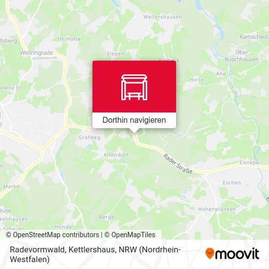 Radevormwald, Kettlershaus Karte