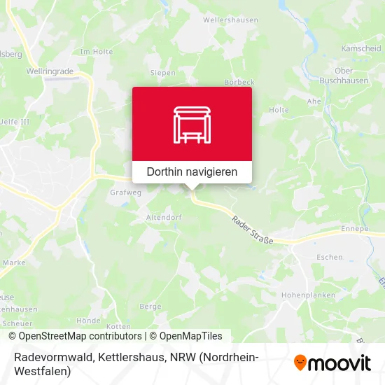 Radevormwald, Kettlershaus Karte